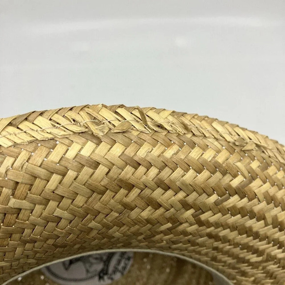 Panama Jack Floral Parrot  Band Straw Hat Safari Sun Summer Small - Picture 4 of 10